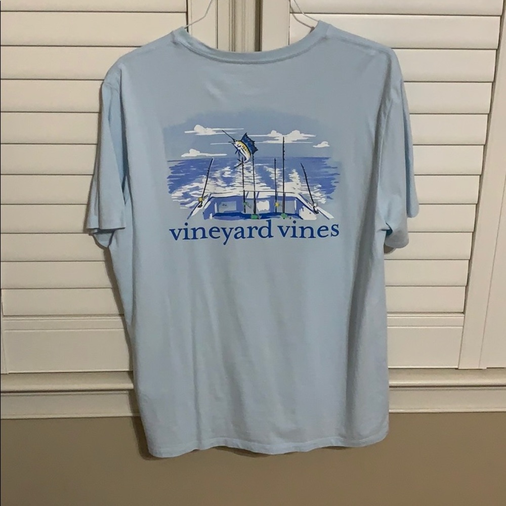 Vineyard Vines Sailfish Graphic Pocket Tee